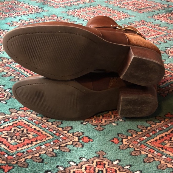 Leather and suede women’s Lands’End booties - Picture 10 of 11
